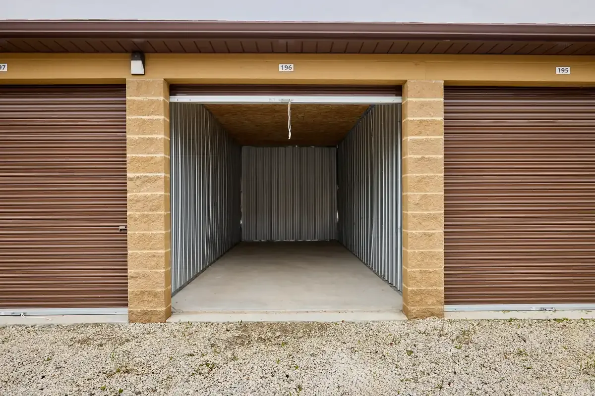 Inside unit KO Storage of Doylestown, OH